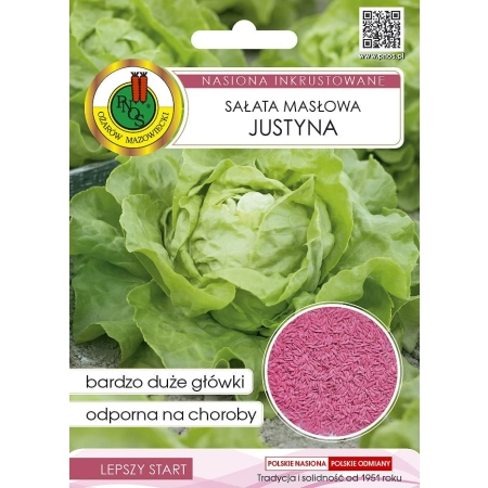 Sałata Masłowa Justyna  Inkrust. 1 g